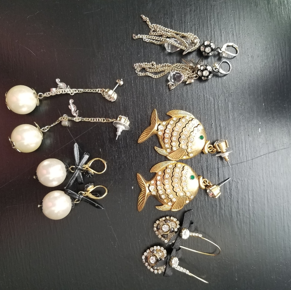 Bundle of Betsy Johnson Earrings